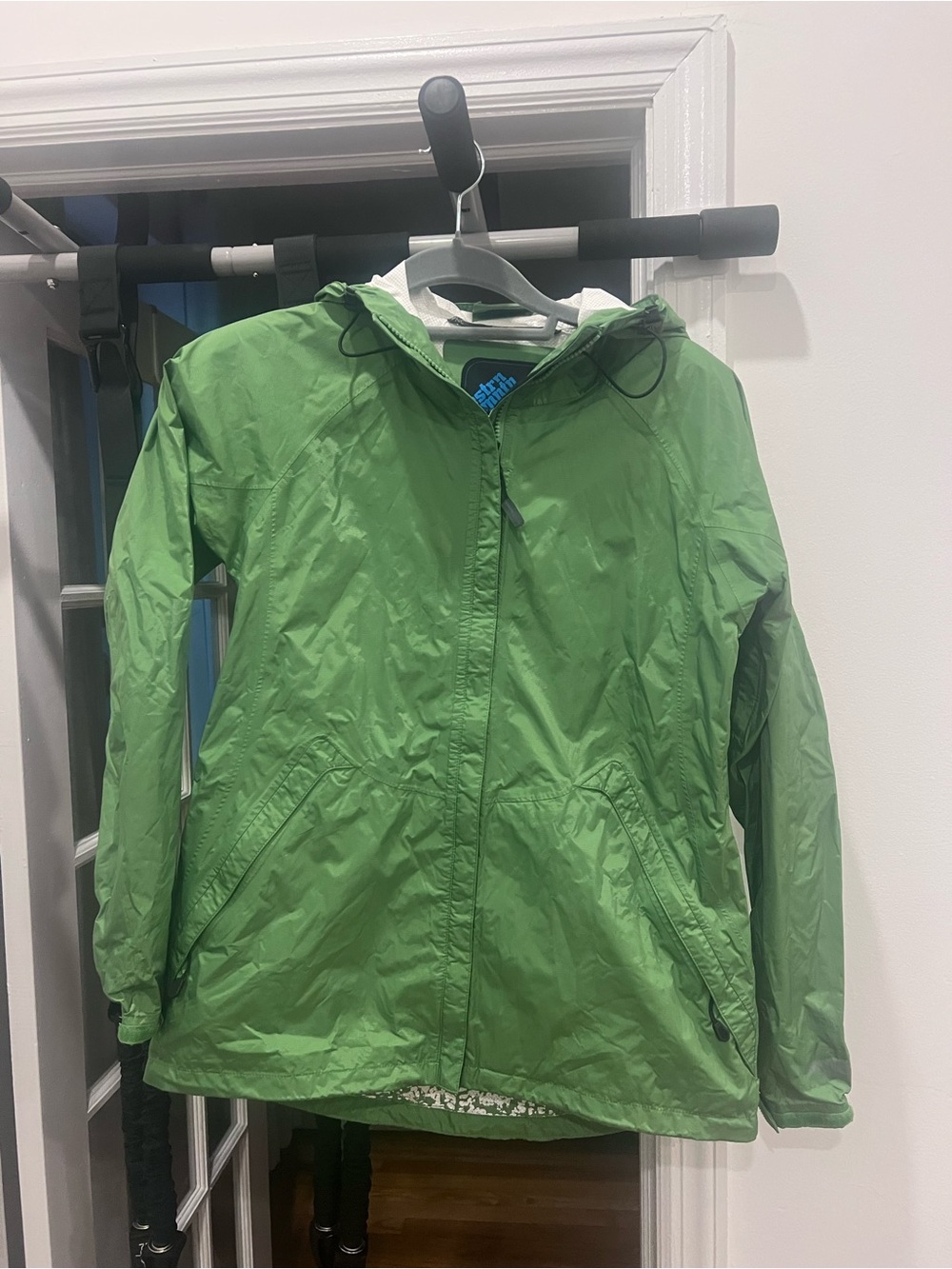 EMS Eastern Mountain Sports Women's System 3 Green Rain Jacket lightweight S